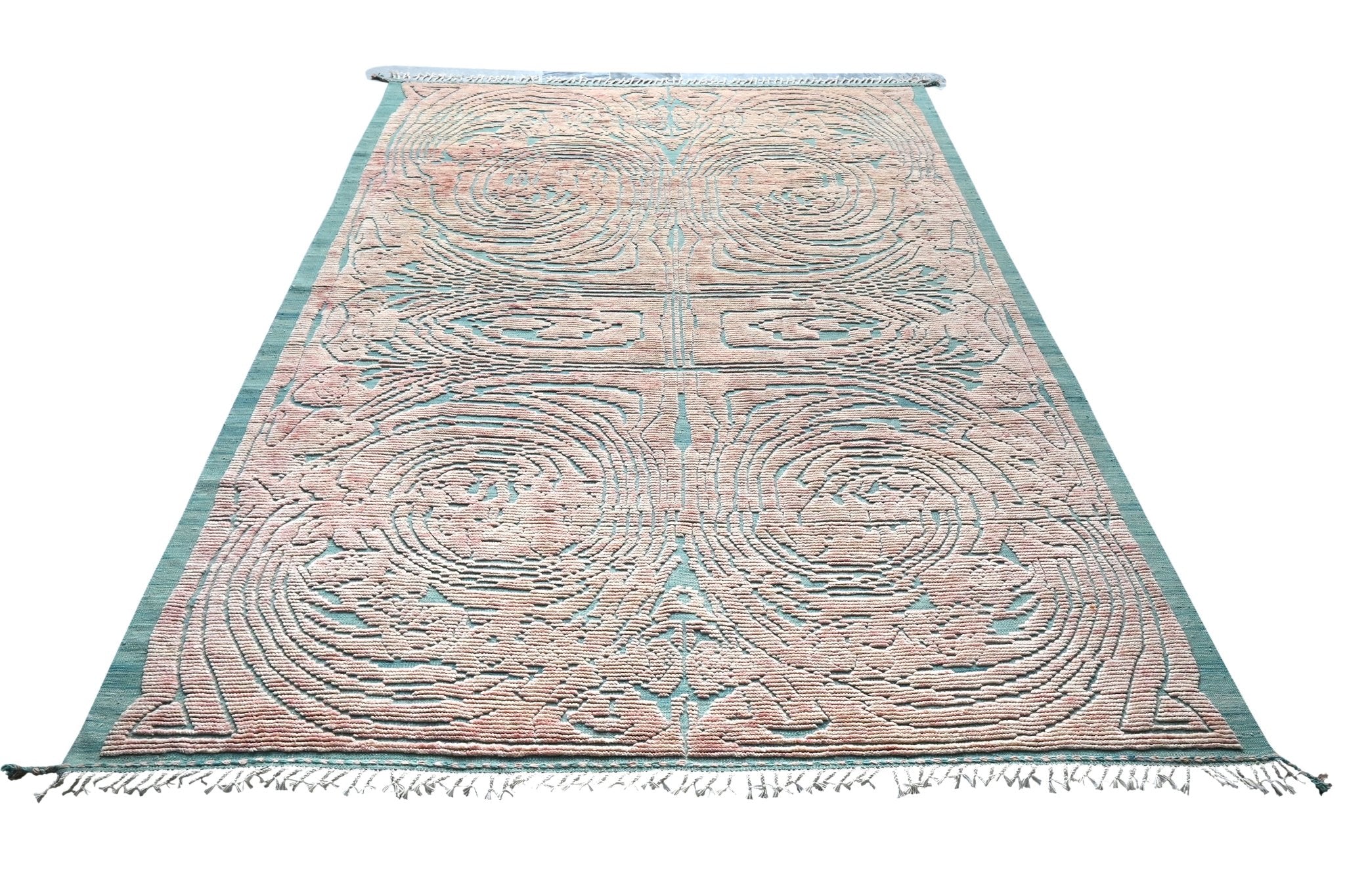 Handknotted Tribal Afghan Berber Rug | 322 x 232 cm | 10'5" x 7'6" - Najaf Rugs & Textile