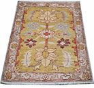 Handmade Mini Afghan Chobi Rug | 82 x 65 cm | 2'8" x 2'2" - Najaf Rugs & Textile