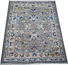 Handmade Mini Afghan Chobi Rug | 88 x 63 cm | 2'11" x 2'1" - Najaf Rugs & Textile