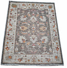 Handmade Mini Afghan Chobi Rug | 89 x 63 cm | 2'11" x 2'1" - Najaf Rugs & Textile