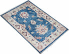 Handmade Mini Afghan Chobi Rug | 91 x 60 cm | 3' x 2' - Najaf Rugs & Textile