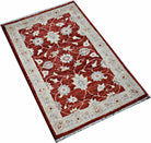 Handmade Mini Afghan Chobi Rug | 92 x 60 cm | 3' x 2' - Najaf Rugs & Textile