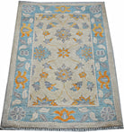 Handmade Mini Afghan Chobi Rug | 94 x 65 cm | 3'2" x 2'2" - Najaf Rugs & Textile