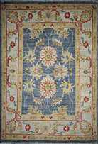 Handmade Mini Afghan Chobi Rug | 96 x 62 cm | 3'2" x 2' - Najaf Rugs & Textile