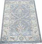 Handmade Mini Afghan Chobi Rug | 96 x 67 cm | 3'2" x 2'2" - Najaf Rugs & Textile