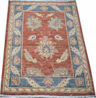 Handmade Mini Afghan Chobi Rug | 97 x 65 cm | 3'3" x 2'2" - Najaf Rugs & Textile