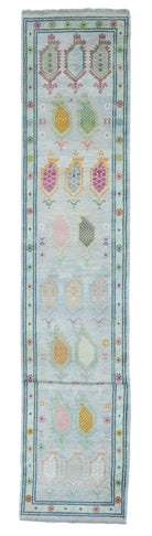 Handmade Turkish Uşak Hallway Runner | 524 x 84 cm | 17'9" x 2'7" - Najaf Rugs