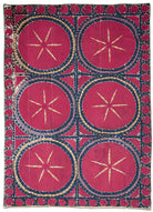 150 Year Old Antique Handmade Uzbek Suzani - Najaf Rugs & Textile