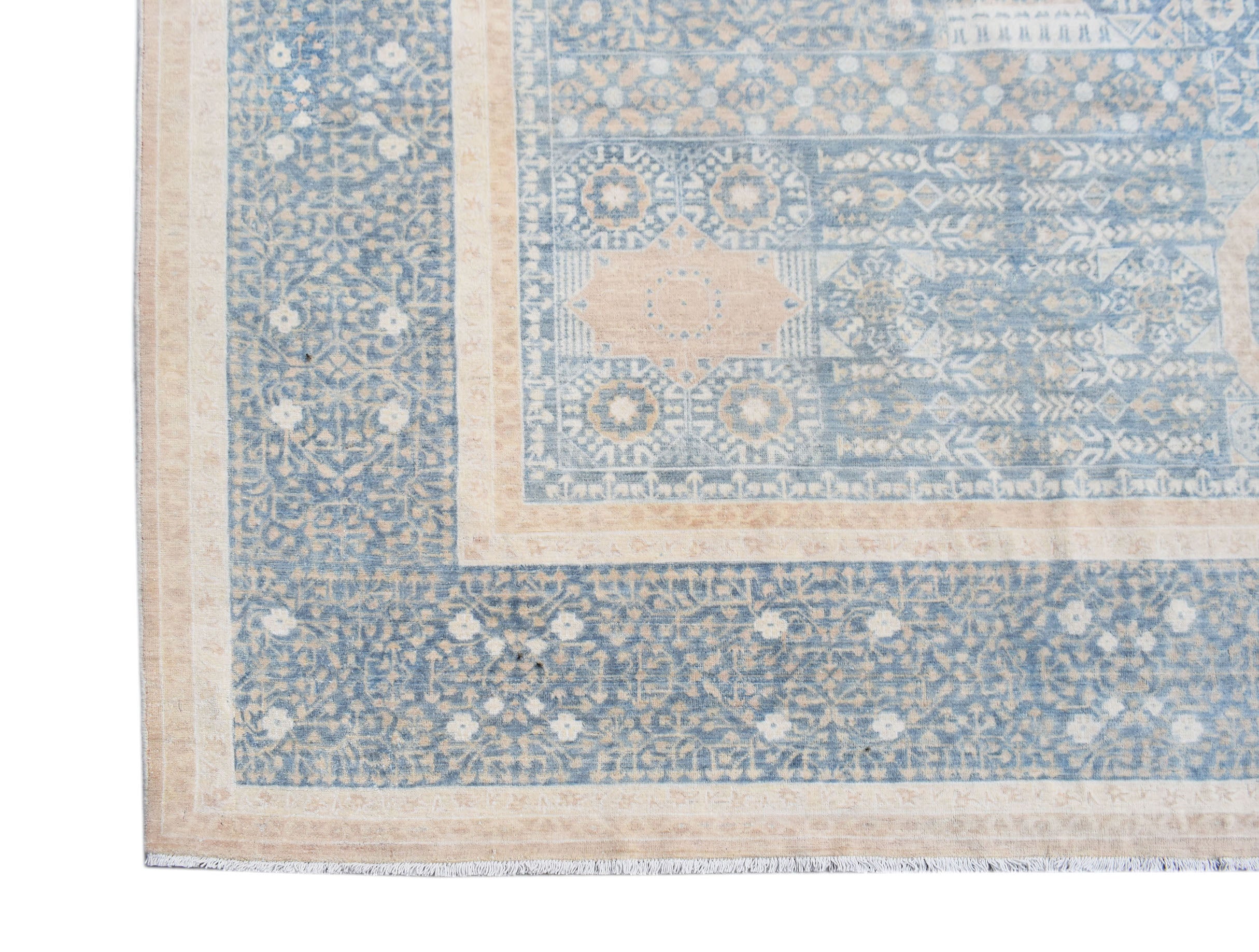 High Quality Handwoven Transitional Mamluk Rug | 359 x 266 cm | 11'10" x 8'9"