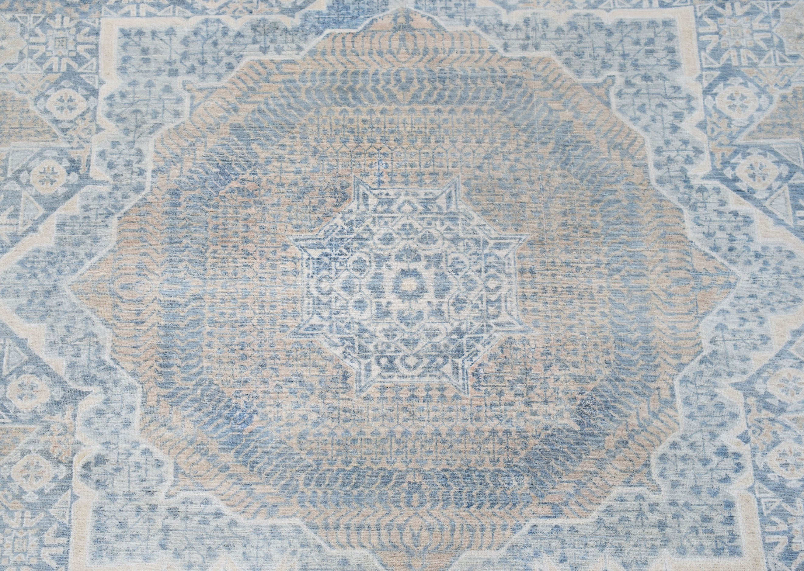 High Quality Handwoven Transitional Mamluk Rug | 359 x 266 cm | 11'10" x 8'9"