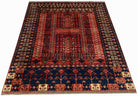 Handwoven Afghan Chobi Rug | 213 x 168 cm | 7' x 5'6"