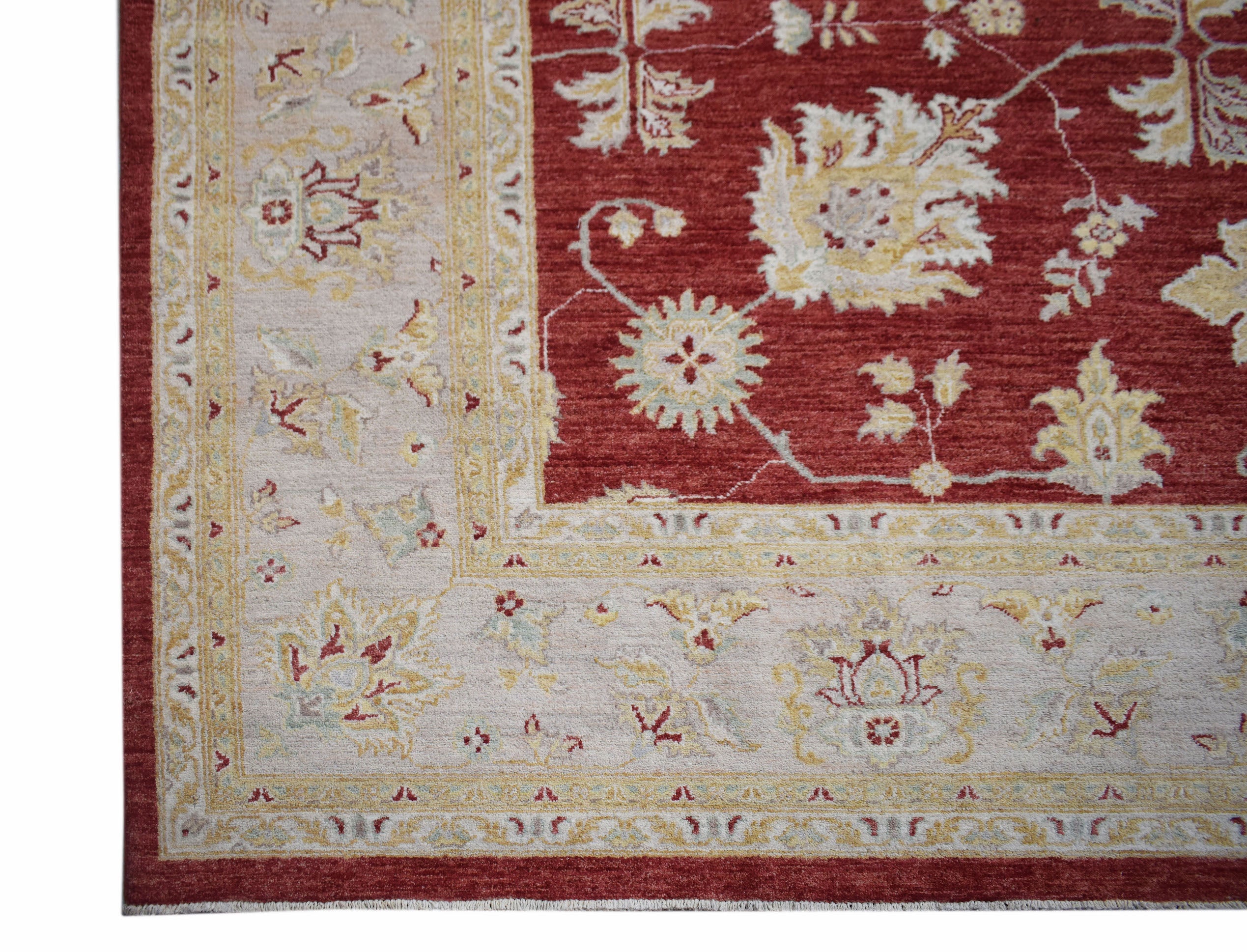 Handwoven Afghan Chobi Rug | 379 x 295 cm | 12'6" x 9'9'"