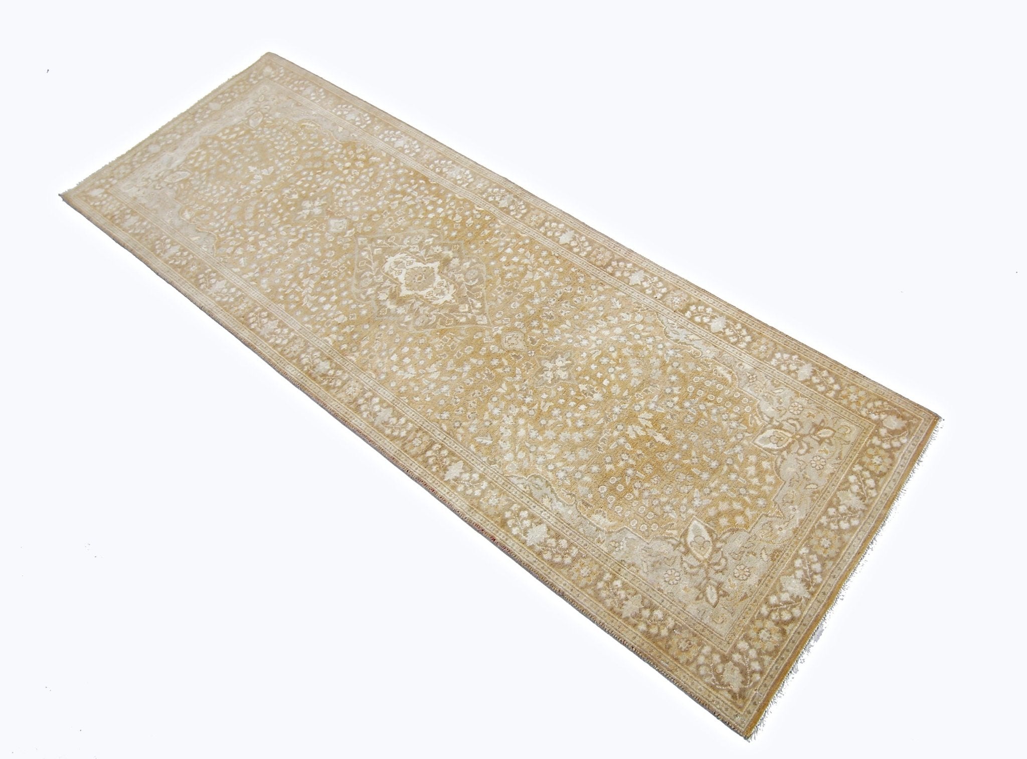 Handknotted Afghan Chobi Hallway Runner | 187 x 62 cm | 6'1" x 2' - Najaf Rugs & Textile