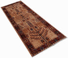 Handknotted Afghan Chobi Hallway Runner | 244 x 82 cm | 8' x 2'9" - Najaf Rugs & Textile