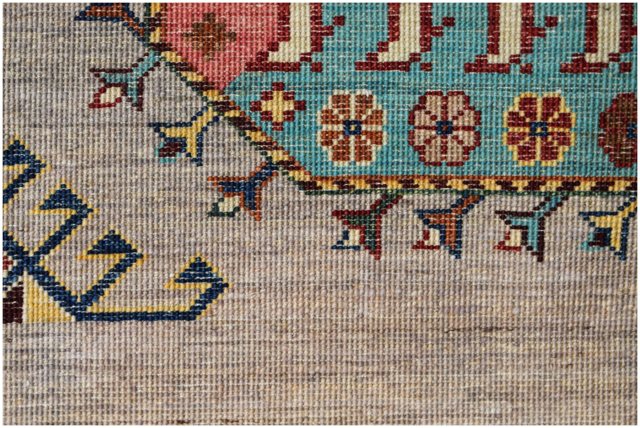 Handknotted Afghan Chobi Hallway Runner | 249 x 80 cm | 8'2" x 2'8" - Najaf Rugs & Textile