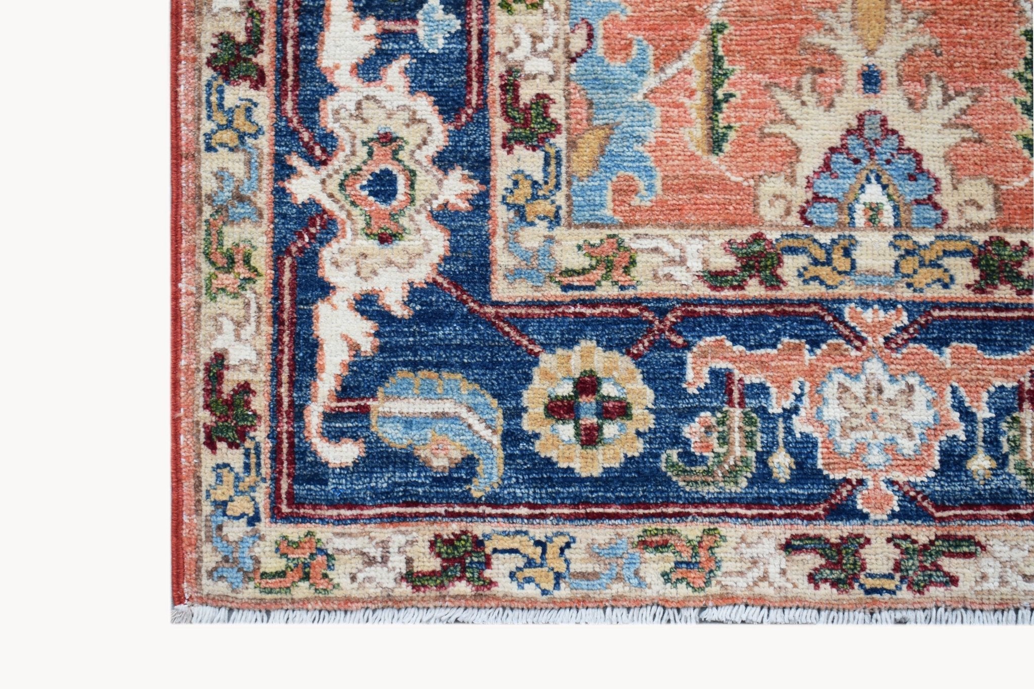 Handknotted Afghan Chobi Hallway Runner | 292 x 79 cm | 9'7" x 2'7" - Najaf Rugs & Textile