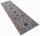 Handknotted Afghan Chobi Hallway Runner | 296 x 79 cm | 9'9" x 2'7" - Najaf Rugs & Textile