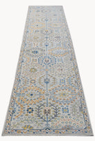 Handknotted Afghan Chobi Hallway Runner | 354 x 93 cm | 11'8" x 3'1" - Najaf Rugs & Textile