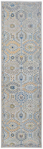 Handknotted Afghan Chobi Hallway Runner | 354 x 93 cm | 11'8" x 3'1" - Najaf Rugs & Textile