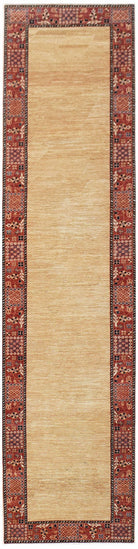 Handknotted Afghan Chobi Hallway Runner | 386 x 90 cm | 12'8" x 3' - Najaf Rugs & Textile