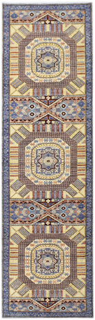 Handknotted Afghan Chobi Hallway Runner | 393 x 119 cm | 12'11" x 3'33" - Najaf Rugs & Textile