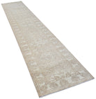 Handknotted Afghan Chobi Hallway Runner | 418 x 82 cm | 13'9" x 2'8" - Najaf Rugs & Textile