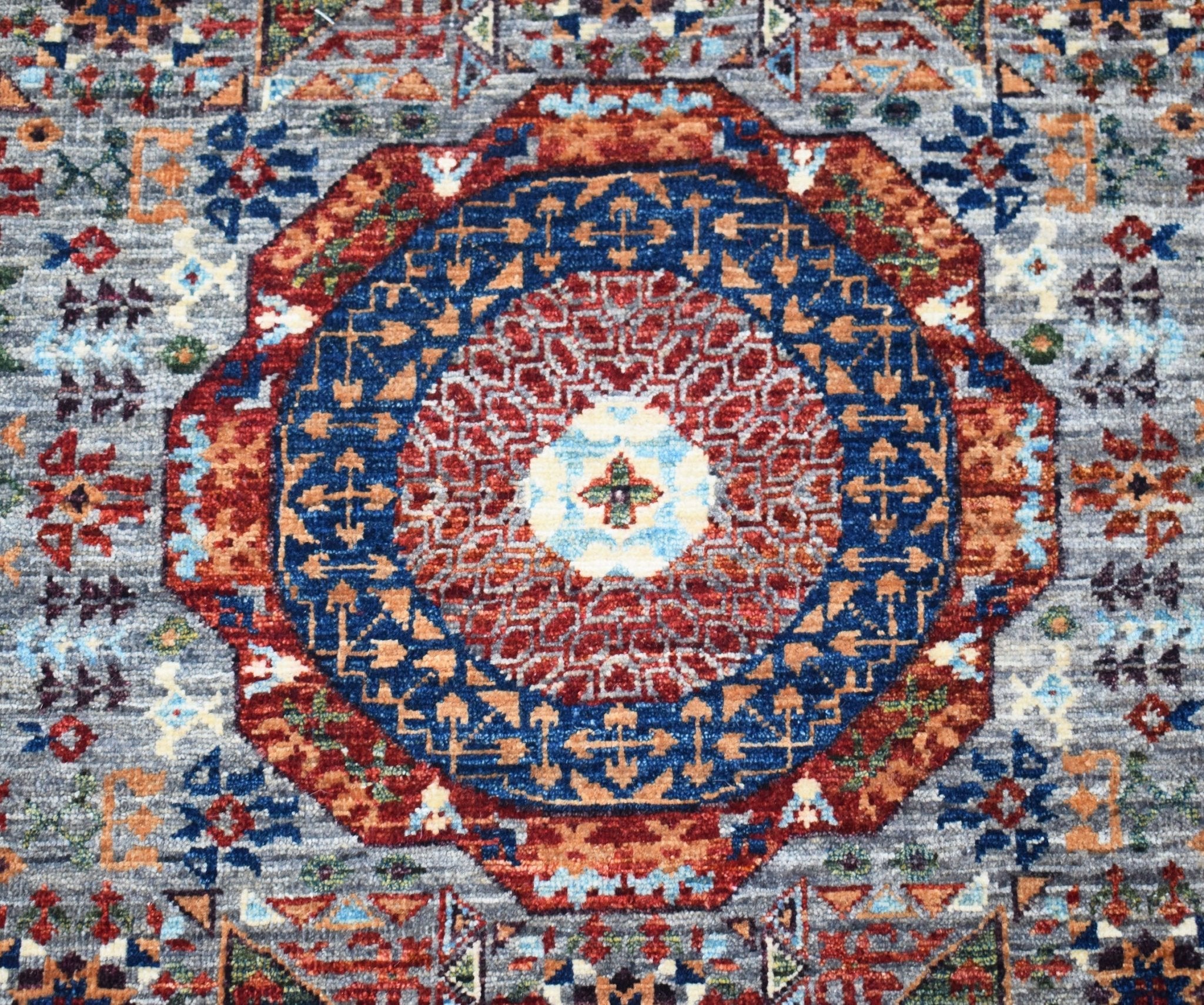 Handknotted Mamluk Chobi Hallway Runner | 368 x 79 cm | 12'1" x 2'7" - Najaf Rugs & Textile