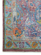 Handknotted Transitional Garden Rug | 300 x 242 cm | 9'8" x 7'9" - Najaf Rugs & Textile