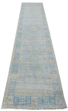 Handknotted Transitional Mamluk Hallway Runner | 350 x 84 cm | 11'6" x 2'9" - Najaf Rugs & Textile