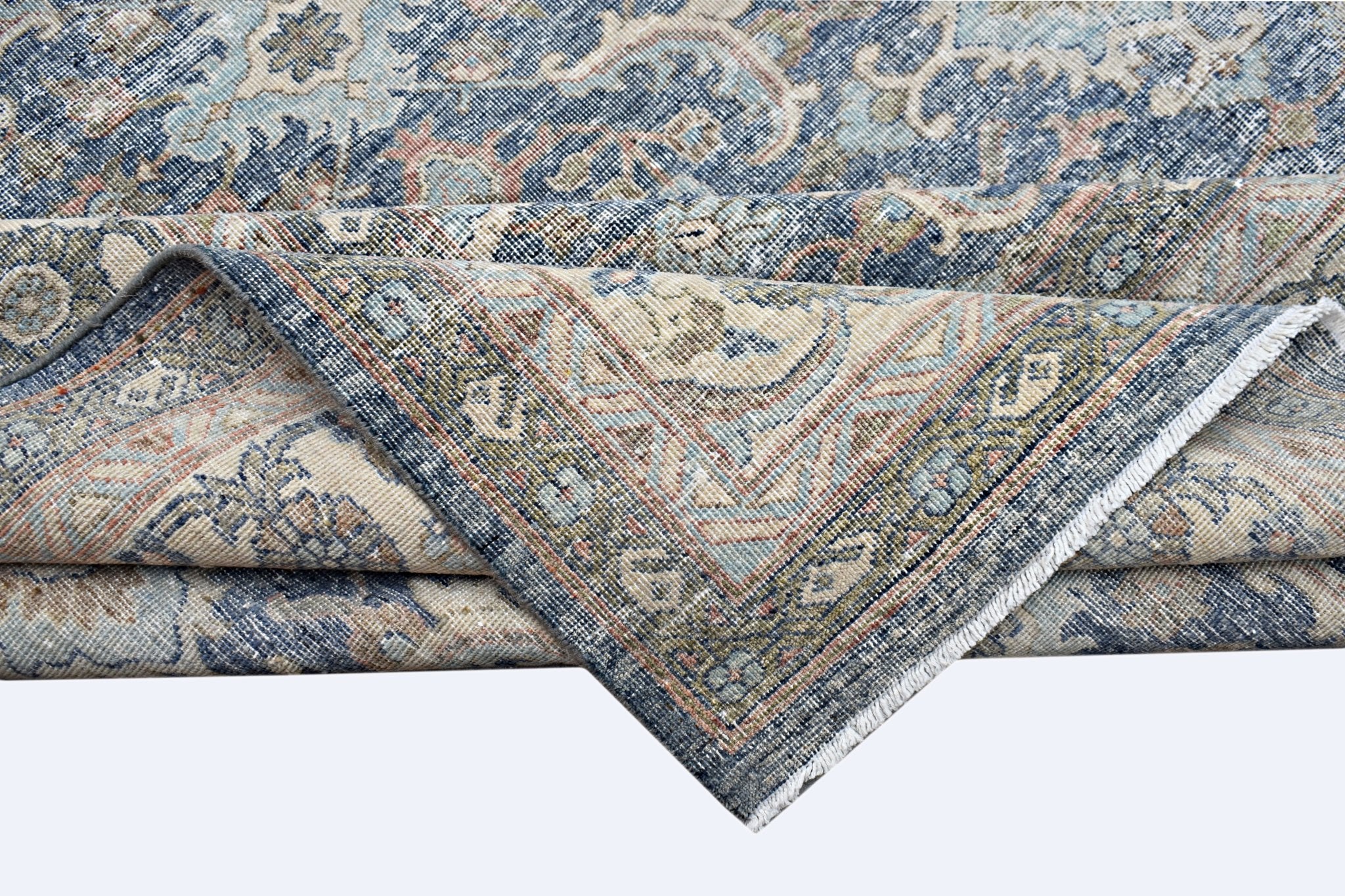 Handknotted Transitional Rug | 354 x 277 cm | 11'8" x 9'2" - Najaf Rugs & Textile