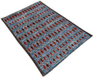 Handknotted Tribal Afghan Berber Rug | 154 x 103 cm | 5'1" x 3'5" - Najaf Rugs & Textile