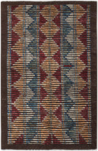 Handknotted Tribal Afghan Berber Rug | 183 x 118 cm | 6' x 3'10" - Najaf Rugs & Textile