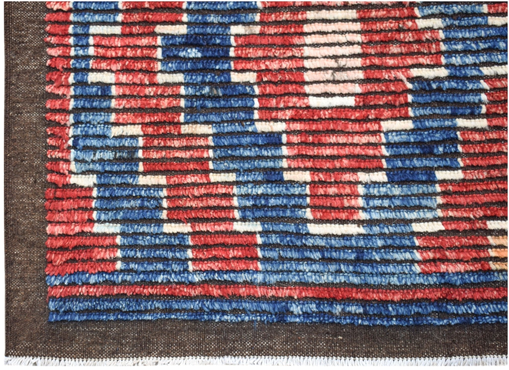 Handknotted Tribal Afghan Berber Rug | 244 x 162 cm | 8' x 5'4" - Najaf Rugs & Textile