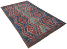 Handknotted Tribal Afghan Berber Rug | 248 x 150 cm | 8'2" x 4'4" - Najaf Rugs & Textile