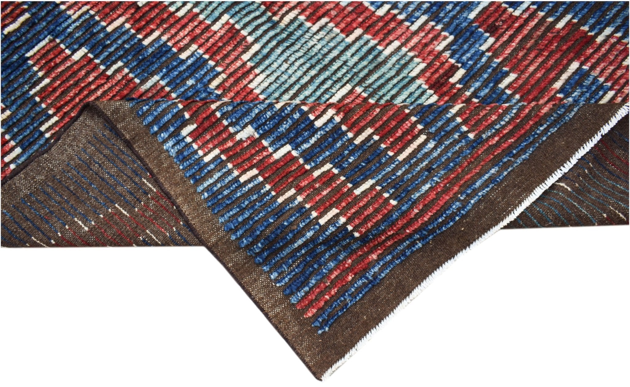 Handknotted Tribal Afghan Berber Rug | 248 x 150 cm | 8'2" x 4'4" - Najaf Rugs & Textile