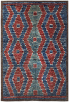 Handknotted Tribal Afghan Berber Rug | 249 x 167 cm | 8'2" x 5'6" - Najaf Rugs & Textile