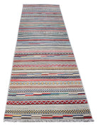 Handmade Afghan Barjasta Hallway Runner | 286 x 83 cm | 9'5" x 2'9" - Najaf Rugs & Textile