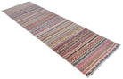 Handmade Afghan Barjasta Hallway Runner | 298 x 84 cm | 9'9" x 2'9" - Najaf Rugs & Textile