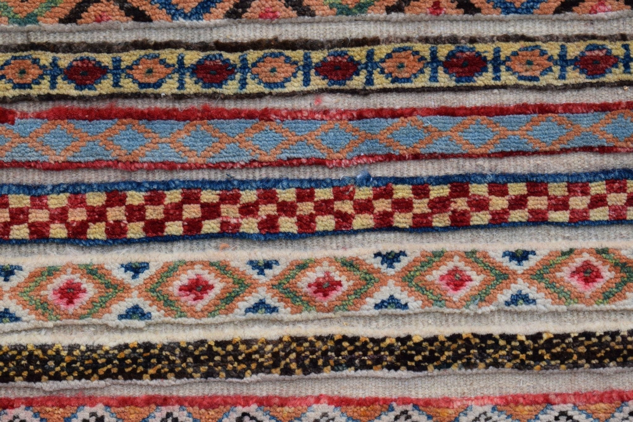 Handmade Afghan Barjasta Hallway Runner | 298 x 84 cm | 9'9" x 2'9" - Najaf Rugs & Textile