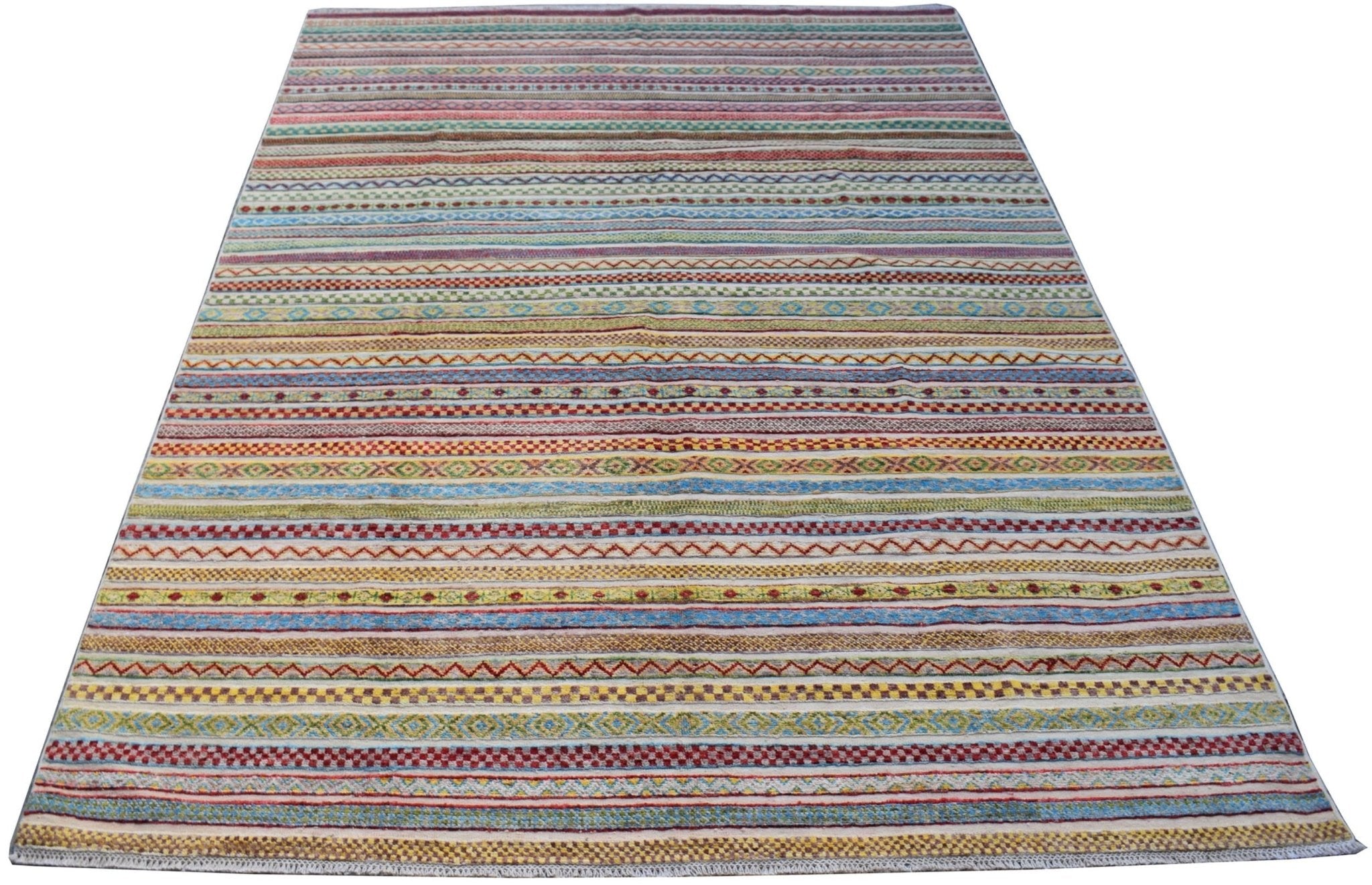 Handmade Afghan Barjasta Rug | 291 x 198 cm | 9'7" x 6'6" - Najaf Rugs & Textile