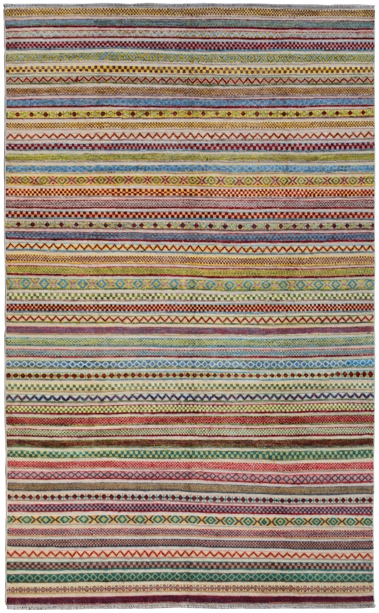 Handmade Afghan Barjasta Rug | 291 x 198 cm | 9'7" x 6'6" - Najaf Rugs & Textile