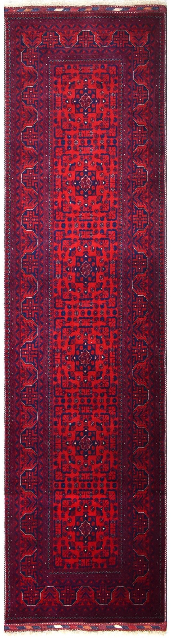 Handmade Afghan Biljik Hallway Runner | 285 x 80 cm | 9'3" x 2'6" - Najaf Rugs & Textile