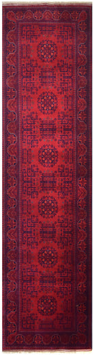 Handmade Afghan Biljik Hallway Runner | 296 x 80 cm | 9'7" x 2'6" - Najaf Rugs & Textile