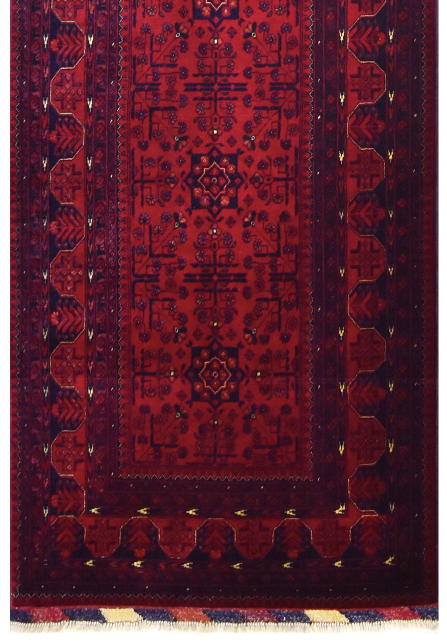 Handmade Afghan Biljik Hallway Runner | 300 x 85 cm | 9'8" x 2'7" - Najaf Rugs & Textile