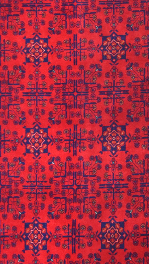 Handmade Afghan Biljik Hallway Runner | 300 x 94 cm | 9'8" x 3' - Najaf Rugs & Textile