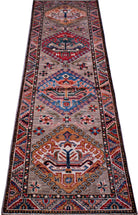 Handmade Afghan Chobi Hallway Runner | 206 x 62 cm | 6'9" x 2' - Najaf Rugs & Textile