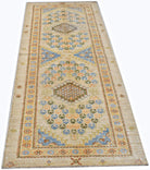 Handmade Afghan Chobi Hallway Runner | 215 x 86 cm | 7'1" x 2'10" - Najaf Rugs & Textile