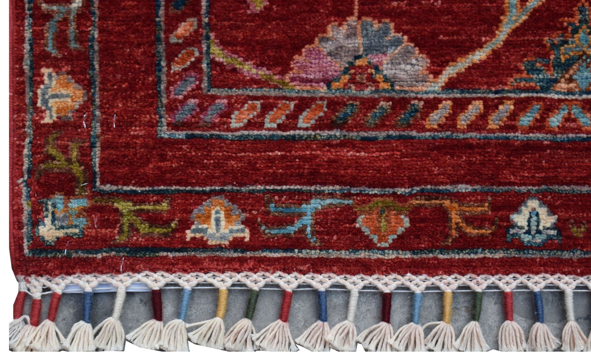 Handmade Afghan Chobi Hallway Runner | 299 x 81 cm | 9'10" x 2'8" - Najaf Rugs & Textile