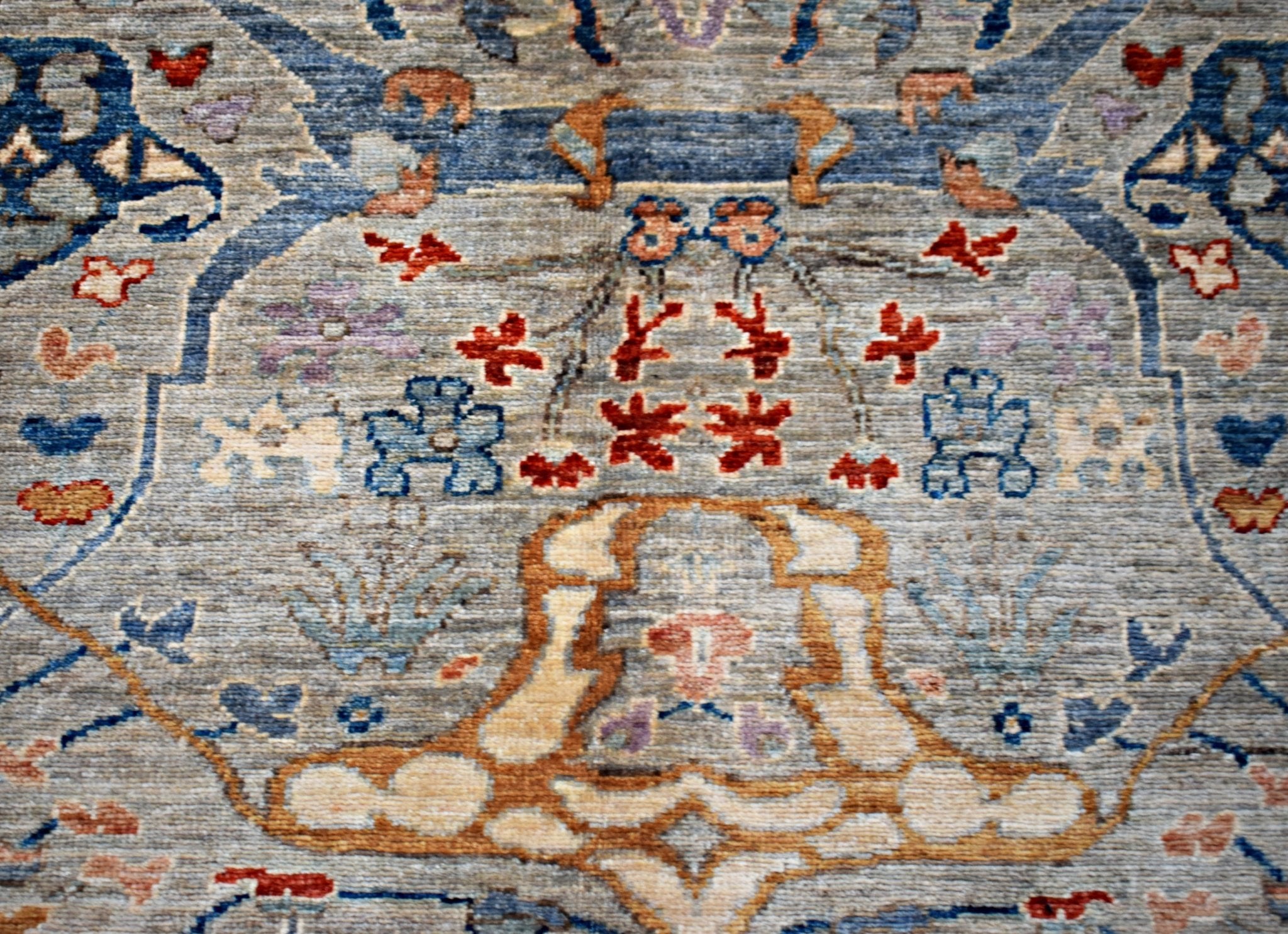 Handmade Afghan Chobi Hallway Runner | 366 x 149 cm | 12' x 4'9" - Najaf Rugs & Textile