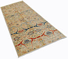 Handmade Afghan Chobi Hallway Runner | 366 x 149 cm | 12' x 4'9" - Najaf Rugs & Textile